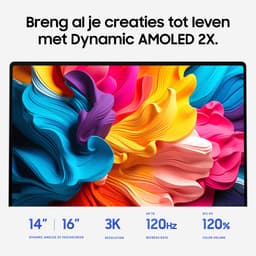 SAMSUNG Galaxy Book4 Edge Blauw - 16 inch - Qualcomm X Elite - 16 GB - 1 TB - Copilot+ PC — thumbnail 3