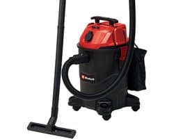Einhell Elektrische Nat-/Droogzuiger TC-VC 1825 A - 1250 W - 180 mbar - 25 L - 2-delige kunststof buis - 250 cm zuigslang - Automatisch stopcontact: 2200 W