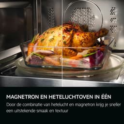 AEG OS5CM34MB 5000 serie Inbouwmagnetron - 34 liter - Hete lucht en grillfunctie - Mat zwart — thumbnail 5