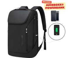 CarryQuest® - Laptoptas - Incl. JuiceBoxx® Powerbank - USB-uitgang -17 inch - Laptop Rugzak - Reizen - Business - School - Waterdicht - Backpacks