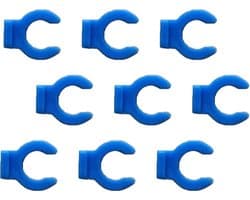 Blauwe clip 4mm 3D printer Filamentbuizen 9 stuks