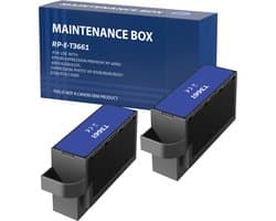 Lot 2 Onderhoudscartridges inkttank geschikt voor T3361 C13T366100 voor Epson Expression Premium XP-6000 XP 6100 Expression Photo XP-8500 XP 8600 XP-8700 XP-15000 XP-970