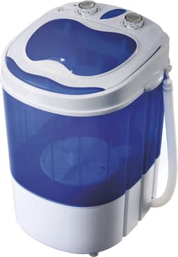 Mini Wasmachine voor Camping en Reizen - Capaciteit 3 kg, Laag Water- en Energieverbruik — thumbnail 1