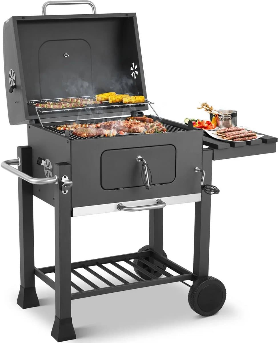 Betaalbare Goederen® BBQ - houtskool grill wagen - barbecue - barbecues - barbeque - barbecue houtskool - tuin - zomer - gezin — afbeelding 1