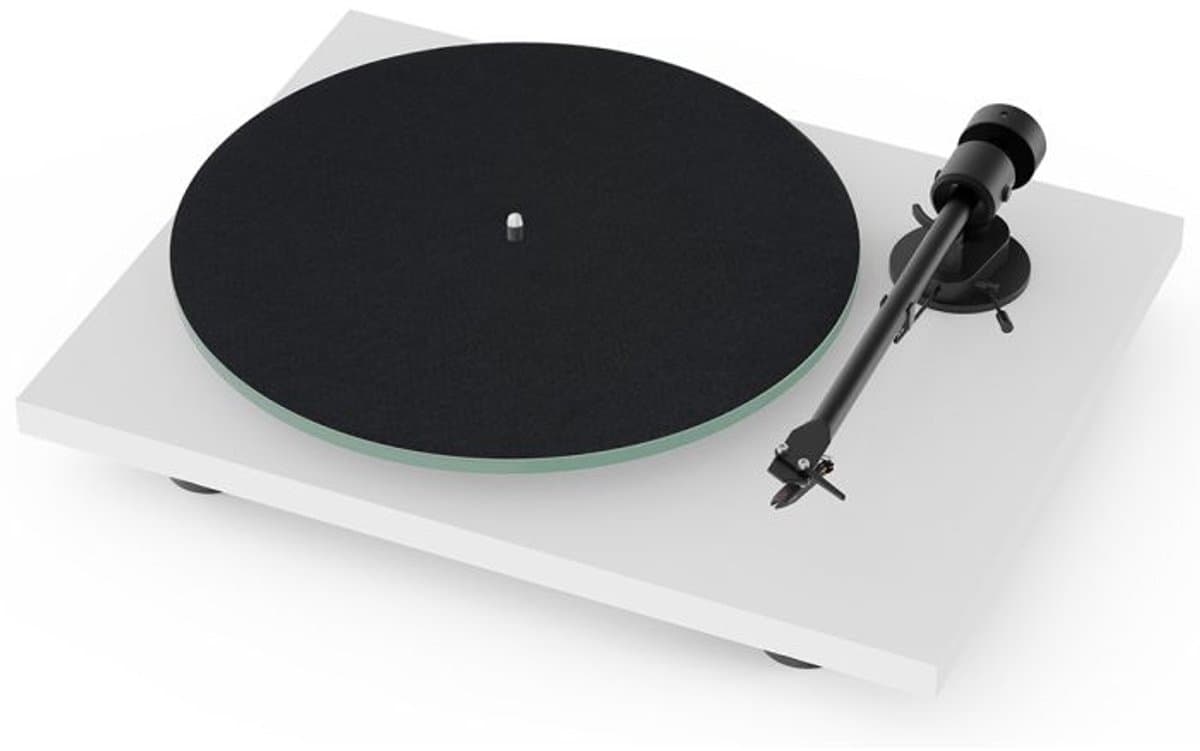 Pro-Ject T1 EVO Phono - Ingebouwde Voorversterker – Handgemaakt – Plug & Play – Wit — afbeelding 1