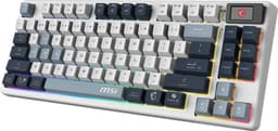 MSI FORGE GK600 TKL SKY US - Gaming Keyboard - Mechanical Linear Switches - RGB LED — thumbnail 3