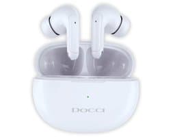 Docci ANC Oordopjes - Actieve Ruisonderdrukking - Bluetooth Earpods - Wit
