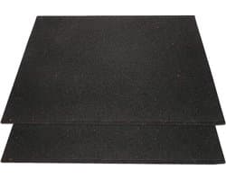 Bodo® 2 x Anti Trillingsmat Wasmachine en droger - 60x60x0.8cm