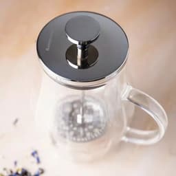 Klausberg KB7682 Piston Coffee & Tea Brewer - Dubbelwandige Glazen Zetkan (0,35L) — thumbnail 3