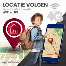 VUBIO 4G Kinder Smartwatch L2 - Incl. SIM - GPS - Videobellen - Zwart — thumbnail 4