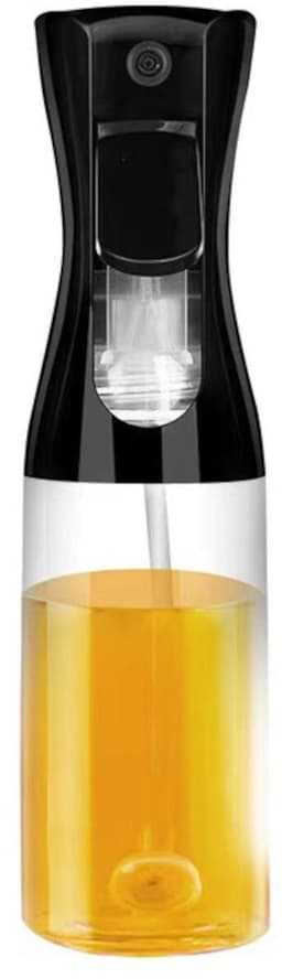 Ziva Olie Spray Fles Glas 220ml - 2 stuks - Wit + Zwart — thumbnail 3