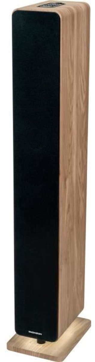Bluetooth Sound Tower - THOMSON - Hout/Zwart - 120 W, Optisch, USB, Equalizer, TWS, Afstandsbediening, Voeding. 230V — afbeelding 1
