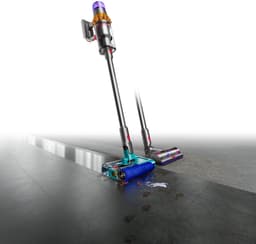 DYSON V15s Detect Submarine met dweilfunctie Steelstofzuiger incl. kruimelzuiger Geel/Nikkel — thumbnail 3