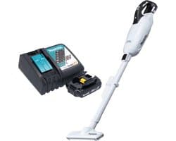 Makita DCL 281 FRY1W accu stofzuiger 18 V wit borstelloos + 1x accu 1,5 Ah + lader