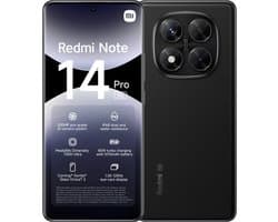 Xiaomi Redmi Note 14 Pro - 5G - 8GB/256GB - Midnight Zwart