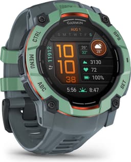 Garmin Instinct 3 - Smartwatch - AMOLED - 50 mm - Neotropic Bezel with Twilight Band — thumbnail 2