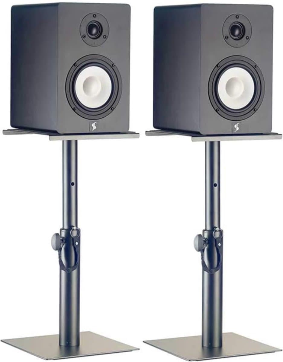 Luidspreker Standaard - Speaker Vloerstandaard - Extra Stevig - Zwart — afbeelding 1