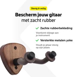 Garpex® Gitaar Wandbeugel - Uniek Ontwerp - Eenvoudige Installatie — thumbnail 3