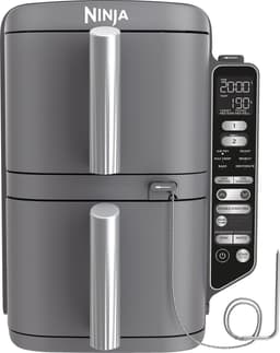 Ninja Double Stack Airfryer XXL - 9.5 Liter - Dubbele Gestapelde Lades - 6 Programma's - Inclusief Digitale Thermometer en Kookrekjes - SL451EU — thumbnail 1