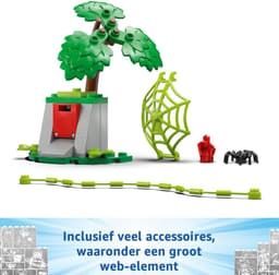 LEGO Marvel Spidey And His Amazing Friends - Spin en Electro achtervolging met dinosaurusvoertuigen Constructiespeelgoed — thumbnail 4