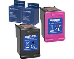 Inktcartridge geschikt voor HP 305XL zwarte kleur compatibel HP DeskJet 2700 2710 2720 2755 2800 2821 4200 4230 DeskJet Plus 4100 4120 4130 4140 Envy 6010 6020 6030 6400 Envy Pro 6400 6420 6455