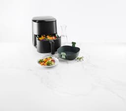 Lékué Airfryer Mandje - Maat L - Siliconen - Grey — thumbnail 6