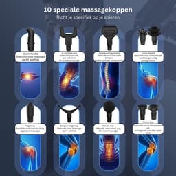 VELTRR® Massage Gun Professioneel - Massage Apparaat - Theragun — thumbnail 4