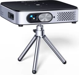 Mini beamer - Mini beamer projector - Mini projector smartphone - Mini projector bluetooth - Mini beamer wifi bluetooth - Mini projector voor telefoon - Android - FHD 1080P ondersteuning — thumbnail 1