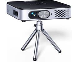 Mini beamer - Mini beamer projector - Mini projector smartphone - Mini projector bluetooth - Mini beamer wifi bluetooth - Mini projector voor telefoon - Android - FHD 1080P ondersteuning