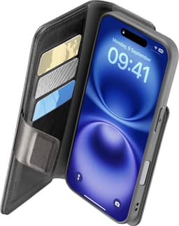 Cellularline BOOKAG2IPH16MAXK mobiele telefoon behuizingen 17 cm (6.7") Folioblad Zwart — thumbnail 1