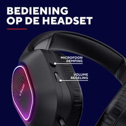 Trust GXT 416 Zirox LED - Gaming headset met LED verlichting - Bedraad 3.5mm - PS5/PS4/PC - Stereo - Zwart — thumbnail 5