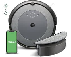 iRobot Roomba Combo® i5 - Robotstofzuiger met Dweilfunctie - Met Laadstation - Ideaal voor Huisdieren - i5172