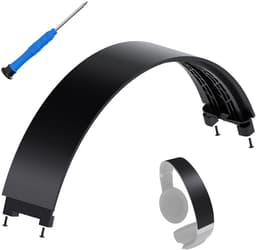 MMOBIEL Vervangende Hoofdband voor Beats Studio Pro/3.0/2.0 Draadloze & Bedrade Hoofdtelefoon – Hoofdband Reparatie Set – Hoofdtelefoon Vervangende Band Reparatie Onderdelen – Mat Zwart — thumbnail 1