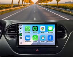 Autoradio 4/64GB met smart Carplay en Android auto | Geschikt voor Hyundai I10 2012-2018 | Radio scherm met Navigatie | 2012 2013 2014 2015 2016 2017 2018 — thumbnail 5