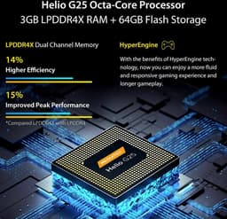UMIDIGI A9 3GB+64GB 6.53" Full Screen 4G Dual SIM Android Unlocked Smartphone - Peacock Green — thumbnail 5
