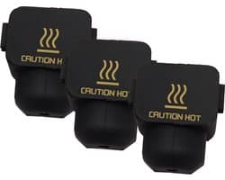 A1 Mini Silicone Socks - Zwart 3 stuks voor Bambu lab a1 mini