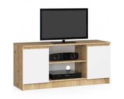 AKORD Furniture Factory OP0LRTV120ARTBIA, Eiken, 2 schappen, Mat, 2 deur(en), 400 mm, 1200 mm