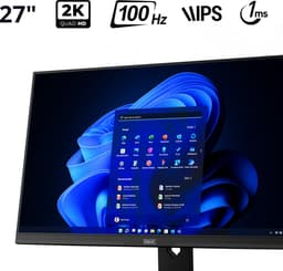 Rolio RX1337L - 27 inch - QHD IPS Monitor - 1ms - Quad HD 1440p - 100Hz — thumbnail 2
