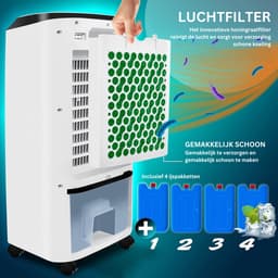 ApexArte® Mobiele Airco - Airconditioning - Ventilatoren - Airco Zonder Afvoerslang - Wit — thumbnail 5