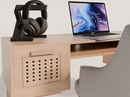 Flaare Headset Stand Universeel - moderne koptelefoonhouder - zwart - geschikt voor gaming — thumbnail 3
