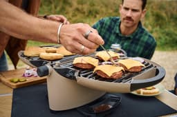 nomadiQ BBQ 3.0 - De ultieme lichtgewicht draagbare gas BBQ / Grill - Barbecue voor op de camping & vakantie - Urban Gray — thumbnail 4