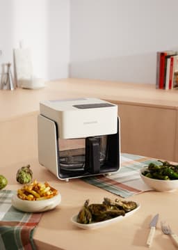 CREATE - Enkel 4,2 l Vrijstaand 1300 W Heteluchtfriteuse - Wit - AIR FRYER STUDIO CRYSTAL — thumbnail 5