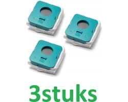 3 x zakken hoogwaardige vervanging voor schoonmaakstation SAMSUNG BESPOKE JET - Synthetische microvezelzak voor stof, vuil voor schoonmaakstation - het onderdeelnummer van het origineel is: Samsung VCA-ADB952