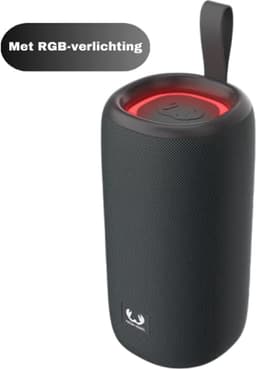 Fresh 'n Rebel - Draadloze Bluetooth Speaker - Speaker Met Verlichting - Double Fun Mode - Zwart — thumbnail 2