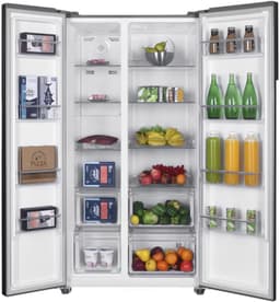 Heinner HSBS-HM532NFXE++ Amerikaanse Side-by-Side Koelkast 532 L – Full No Frost – LED Touch Display – Super Vriezen – Deur-open Alarm – RVS – 5 Jaar Garantie — thumbnail 5