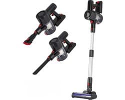 Nicon Draadloze Steelstofzuiger – 23 kPa – 50 min Accuduur – 3 Zuigniveaus – Zakloos – LED Display