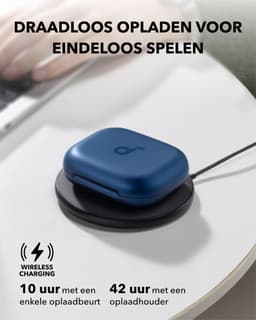 soundcore AeroFit 2 by Anker - Open-ear oordopjes - Niet-intrusief ontwerp - Verstelbaar comfort - Goede pasvorm - Rijke bas - Hi-res audio - 42 uur afspeeltijd - Bluetooth 5.4 - Draadloos opladen - IP55 - Open-ear earbuds — thumbnail 5