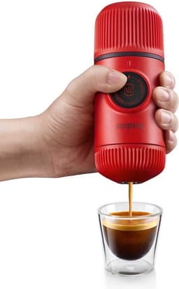 Wacaco Draagbare Nanopresso Lava Red Koffiemachine Met Deksel — thumbnail 5