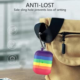 Shieldcase Rainbow Case - beschermhoes geschikt voor Airpods Pro / 2 Pro case - multicolor - regenboog meerkleurig — thumbnail 4