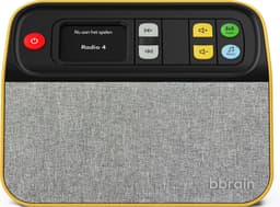Dementie Radio - DAB+/FM/USB - Makkelijke Bediening - Geschikt als Senioren Radio - Aanpasbaar Bedieningspaneel tot 1 Knop - Geel — thumbnail 1
